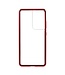Rood Dubbelzijdig Metaal Hoesje voor de Samsung Galaxy S21 Ultra