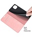 Rosegoud Skin Touch Bookcase Hoesje voor de iPhone 13 Mini