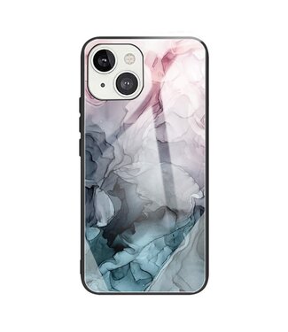 Kleurrijk Marmer Hardcase Hoesje iPhone 13