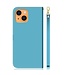 Blauw Spiegel Bookcase Hoesje voor de iPhone 13
