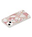 Roze / Wit Marmer TPU Hoesje voor de iPhone 13