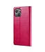 LC.IMEEKE LC.IMEEKE Rood Bookcase Hoesje voor de iPhone 13