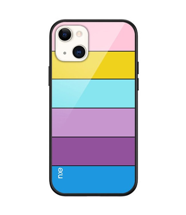 NXE NXE Regenboog Hardcase Hoesje voor de iPhone 13