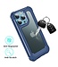 Blauw Carbon Hardcase Hoesje voor de iPhone 13