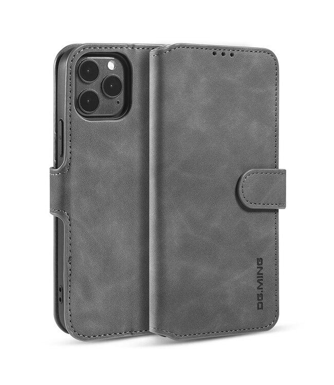 DG.Ming Grijs Retro Bookcase Hoesje voor de iPhone 13