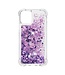 Paars Bewegend Glitter TPU Hoesje voor de iPhone 13