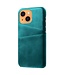 Ksq KSQ Groen Faux Lederen Hardcase Hoesje voor de iPhone 13