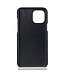 Ksq KSQ Zwart Faux Lederen Hardcase Hoesje voor de iPhone 13