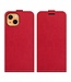 Rood Flipcase Hoesje voor de iPhone 13