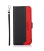 Khazneh Khazneh Zwart / Rood Bookcase Hoesje voor de iPhone 13