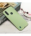 Groen Bandje Siliconen Hoesje voor de Motorola Moto E6s (2020)