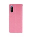 Roze Vlinder Bookcase Hoesje voor de Sony Xperia 10 III