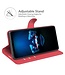 Rood Lychee Bookcase Hoesje voor de Asus ROG Phone 5