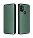 Groen Carbon Hardcase Hoesje voor de Motorola Moto G10