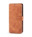 DG.Ming Bruin Retro Faux Lederen Hoesje voor de Samsung Galaxy A22 (5G)
