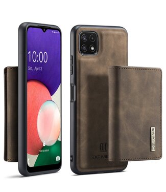 DG.Ming Bruin Kickstand Wallet Hoesje Samsung Galaxy A22 (5G)