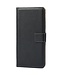 Zwart Genuine Lederen Bookcase Hoesje voor de Sony Xperia 10 III