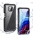 Zwart Waterproof Hardcase Hoesje voor de Motorola Moto G Power (2021)