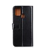 Zwart Glad Lederen Bookcase Hoesje voor de OnePlus Nord N10 5G