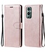 Rosegoud Bookcase Hoesje voor de OnePlus 9 Pro