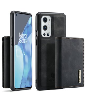 DG.Ming Zwart Wallet Hybrid Hoesje OnePlus 9 Pro