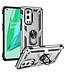 Zilver Armor Kickstand Hardcase Hoesje voor de OnePlus 9 Pro