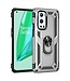 Zilver Armor Kickstand Hardcase Hoesje voor de OnePlus 9 Pro