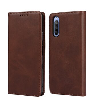 Bruin Bookcase Hoesje Sony Xperia 10 III