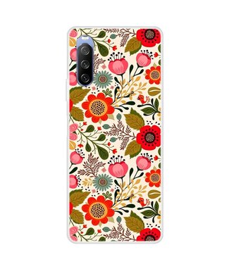 Kleurrijke Bloemen TPU Hoesje Sony Xperia 10 III