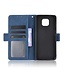 Blauw Pasjeshouder Bookcase Hoesje voor de Motorola Moto G Power (2021)