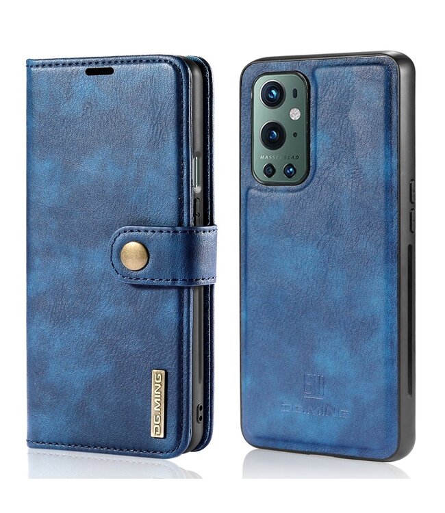 DG.Ming DG.Ming Blauw 2 in 1 Bookcase Hoesje voor de OnePlus 9 Pro