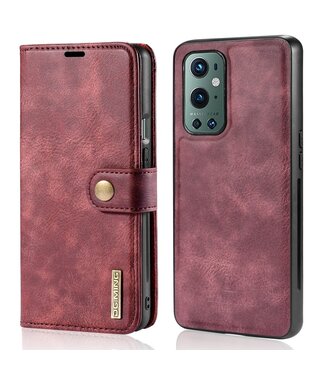 DG.Ming Rood 2 in 1 Bookcase Hoesje OnePlus 9 Pro