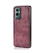 DG.Ming DG.Ming Rood 2 in 1 Bookcase Hoesje voor de OnePlus 9 Pro