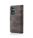 DG.Ming DG.Ming Grijs 2 in 1 Bookcase Hoesje voor de OnePlus 9 Pro