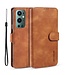 DG.Ming DG.Ming Bruin Vintage Bookcase Hoesje voor de OnePlus 9 Pro