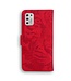 Rood Tijger Bookcase Hoesje voor de Motorola Moto G Stylus (2021)