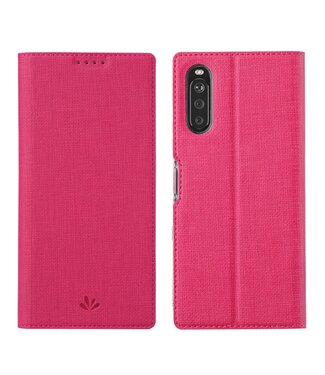 Vili DMX Roze Bookcase Hoesje Sony Xperia 10 III