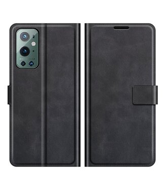 Zwart Wallet Bookcase Hoesje OnePlus 9 Pro