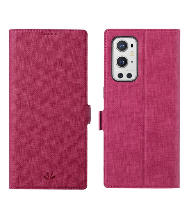 Vili DMX VILI DMK Roze Bookcase Hoesje voor de OnePlus 9 Pro