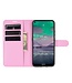 Roze Lychee Bookcase Hoesje voor de Nokia 3.4