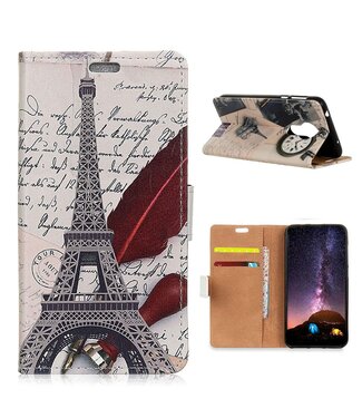 Eiffeltoren Design Bookcase Hoesje Nokia 3.4