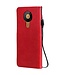 Rood Krasbestendig Bookcase Hoesje voor de Nokia 5.3