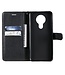 Zwart Krasbestendig Bookcase Hoesje voor de Nokia 5.3