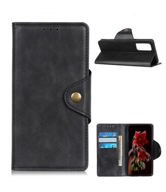 Zwart Bookcase Hoesje OnePlus 9 Pro