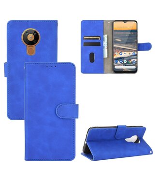 Blauw Bookcase Hoesje Nokia 5.3