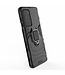 Zwart 2 in 1 Kickstand Hybrid Hoesje voor de OnePlus 9 Pro