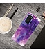 Paars Marmer Design TPU Hoesje voor de OnePlus 9 Pro