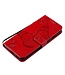 Rood Vlinder Bookcase Hoesje voor de OnePlus 9