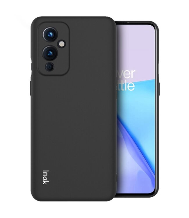 IMAK IMAK Zwart Mat TPU Hoesje voor de OnePlus 9