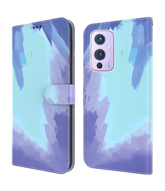 Winter Design Bookcase Hoesje voor de OnePlus 9